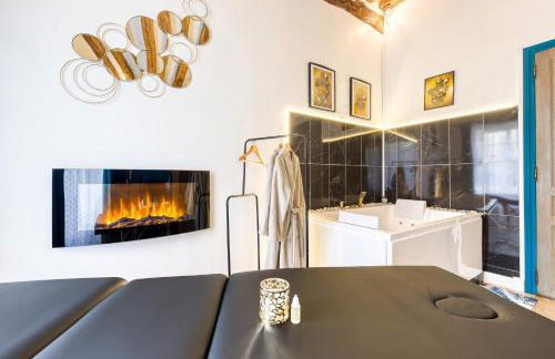 Suite bien être - jacuzzi et sauna / love room - Foto 16