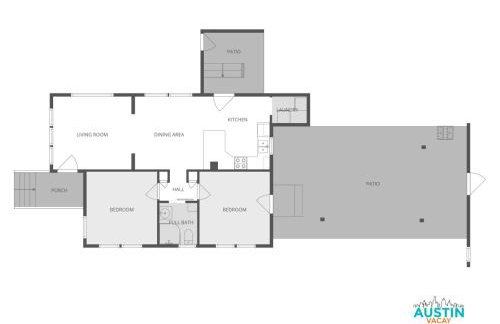 East Austin 2BR 1BA w Patio and Grill, Pet-Friendl Walk to 6th By Austin Vacay - Foto 3