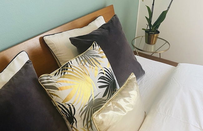 Large Retro Chic Flat 100m2 in City Center - Parking - Foto 8