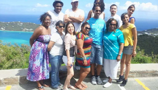 Disfrutando con la familia