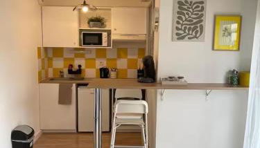 Grand studio 34m2 - Parking & Fibre - Proche Airbus - Foto 3