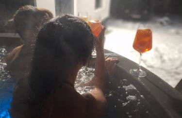 Domek Viking z prywatnym ogrzewanym basenem sauną oraz balią z jacuzzi - Foto 26