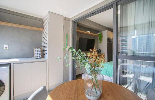 Estúdio Piscina Rooftop, WiFi 1GB, Metrô 600m - Foto 37