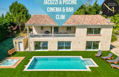 Villa 15 personnes - Piscine - Jacuzzi - Clim - Bar - Billard - Cinéma - Vue Panoramique - Foto 1