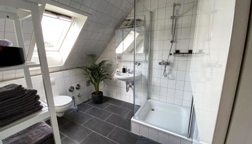 Ferienwohnung im Leinebogen - Foto 4, towels, Shower
