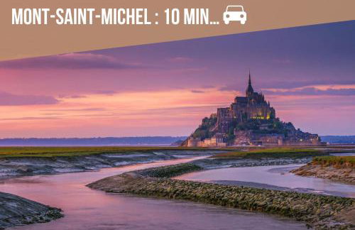 Aux Berges Du Mont - 10 min Mont-Saint-Michel, Jardin & Parking - Foto 35