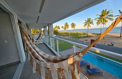 Piscina aquecida, 5 suítes e pé na areia com vista espetacular!! - Photo 6