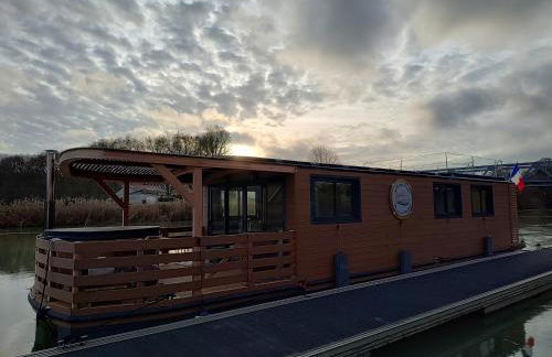House Boat avec SPA naviguant en Champagne - Foto 11