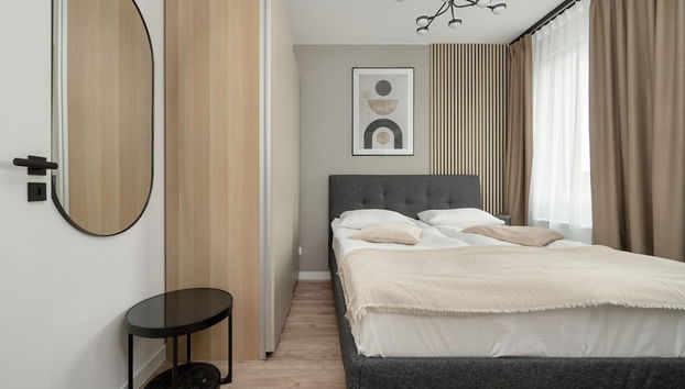 Grey and Beige Apartment by Renters - Foto 4, Habitación