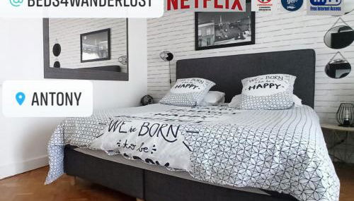 Le Parisien T1Antony-Berny by Beds4Wanderlust - 35m2 avec Balcon - Aéroport Orly 5miles - Train Station RER B ORLYVAL 1mile - Foto 1