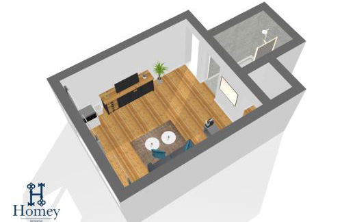 HOMEY TINY - Chambre privée - Située en Hyper-centre - Disney Plus et Wifi inclus - Sans SDB - Proche de Genève et des transports en commun - Foto 5