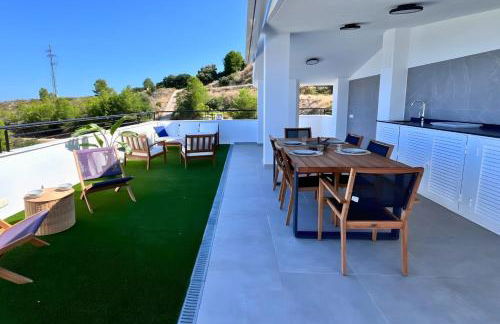 Superb penthouse swimming pools equipped solarium panoramic view - Foto 4