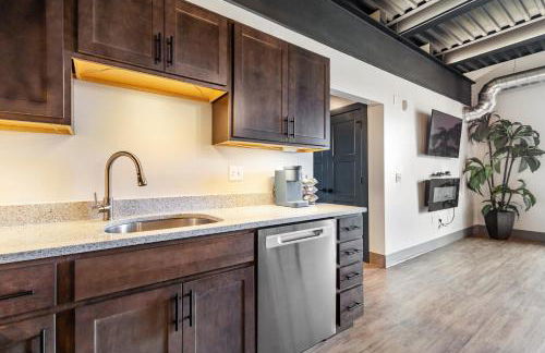 301 - Downtown Condo 1 Bedroom View of City With Fireplace - Foto 9