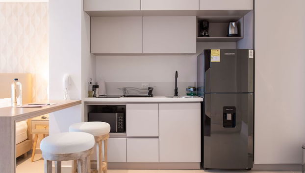 w Comfortable Loft w Balcony in Crespo - Foto 4, Habitación