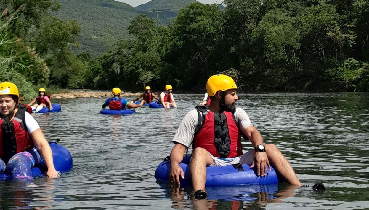 Tubing on the Canoas River
