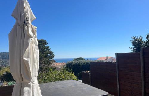 Rêves de vie le "port pin" vue mer, petite piscine, jacuzzi extérieur et parking PRIVES - Foto 6