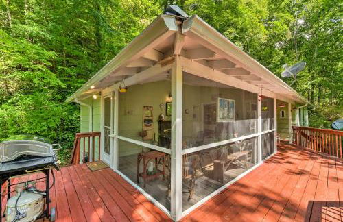Smoky Mtn Cottage on Creek with Lanai and Forest Views - Foto 21