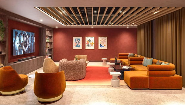 Sala de estar do lobby