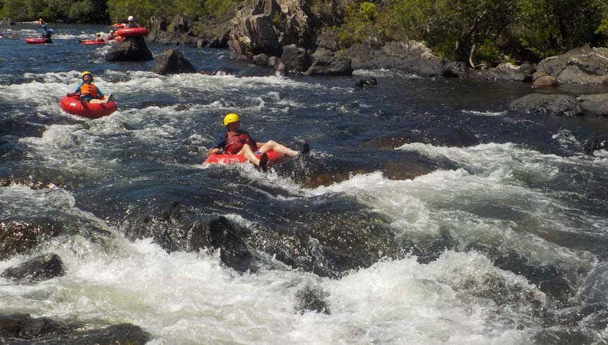 Tubing dans la forêt tropicale de Cairns
