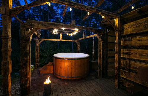 Domek całoroczny SÓWKA na Kaszubach z banią i sauną na wyłączność, wspólny basen i bilard z domkiem Jeleniówka - Ostrowite Leśna Dolina - Foto 19