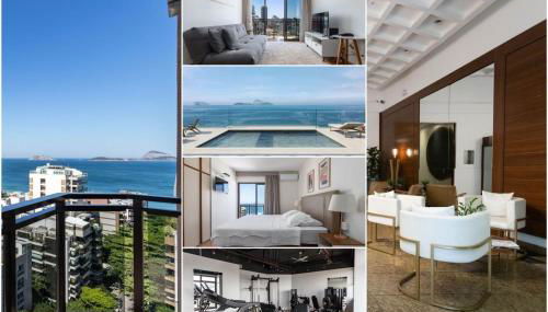 (1402) 2 Suítes, Vista para o Mar e Cristo - Foto 3