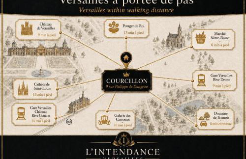 Le Courcillon Calme, Cour privée & Proche Château - Foto 13