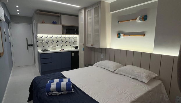 Melhor Flat do Nixxus a passos da praia - Foto 3, Habitación