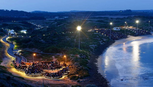 Excursão completa à Ilha Phillip - Foto 2, Vista aérea da Ilha Phillip à noite