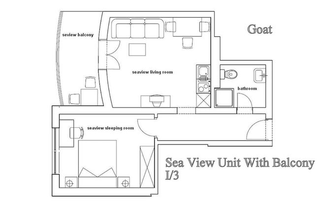 Beautiful Apartment for 3 Adults Next to the Beach - Foto 9