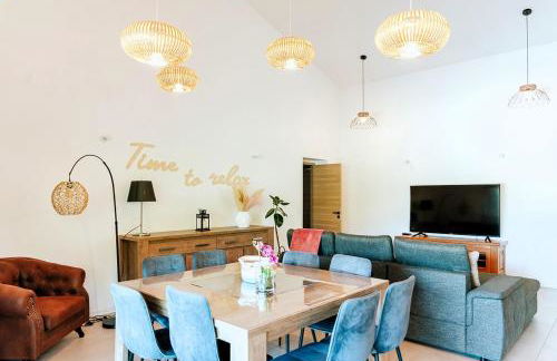 Plan de la Tour M2 - Villa 6 pers climatisée, 3 ch, piscine privée chauffée, calme & verdure - Foto 6