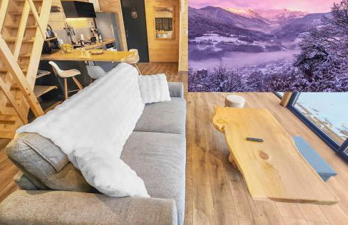 Chalet Cocoon en lisière de forêt, avec grande terrasse, et vue 'waouh' - Foto 1