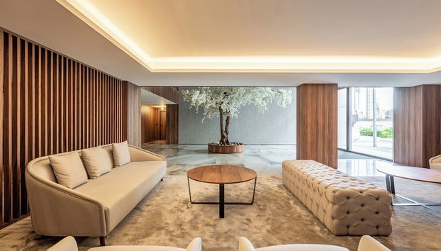 Zona de estar del vestíbulo