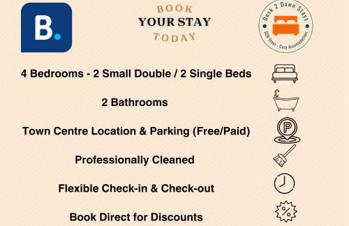 4 Bedroom, 2 Bath in NewCastle Town Centre - Foto 4