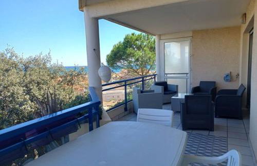 Plain-pied, terrasse, piscine, pleine vue mer, plage à 6' à pied, parking, wifi - Foto 42