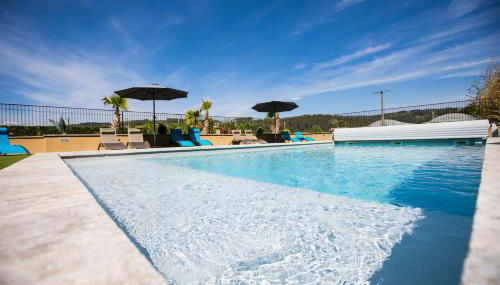 GÎTES DU MAS BEL'AIR ,PISCINE CHAUFFÉE - Foto 3, sunbed