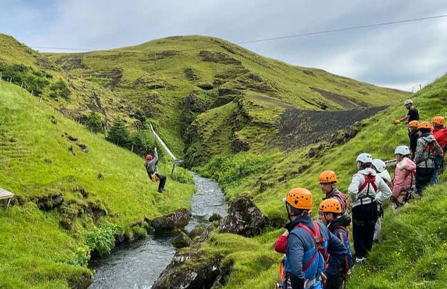 Zip line a Vík í Mýrdal - Foto 3