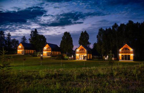 Przystanek Kistówko komfortowe domki z jacuzzi, staw wędkarski, kominek, las, przestrzeń - Foto 78