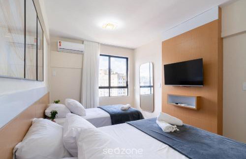 Fully equipped accommodations in a building with pool and gym in downtown Florianópolis - LINs - Photo 13