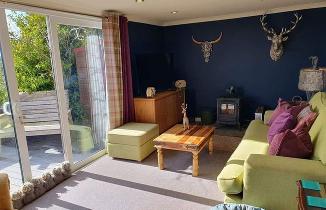 2bed Chalet Sleeps 5 - Dogs Free, Parking, Seaview - Foto 10