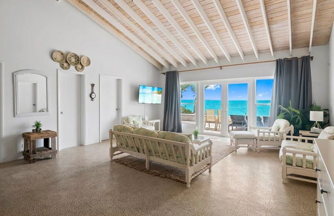 Beachfront White Palm Villa - Tar Bay - Foto 14