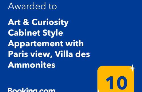 Art & Curiosity Cabinet Style Appartement with Paris view, Villa des Ammonites - Foto 24