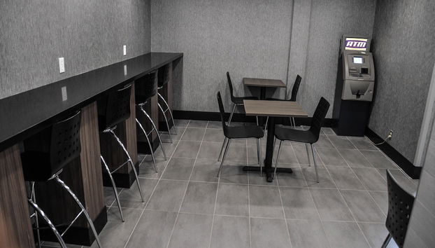 Mostrador de check-in y check-out