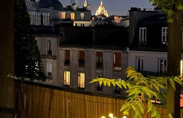 Room with terrace and view of Sacré Coeur - Foto 2