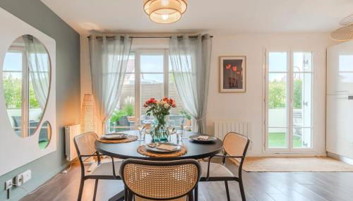 Agapé by Kleidos -Disney à 10min, T2 , 4P, Parking gratuit et terrasse - Foto 5