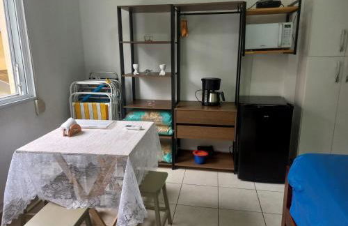 MELHOR LOCALIZAÇÃO DE SANTOS, LOFT, 200 MTS da PRAIA, WI-FI, AR CONDICIONADO - Foto 2