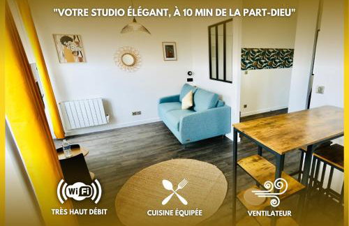 Atelier Cosy Félix - PartDieu, Tram T3, Brotteaux - Photo 1