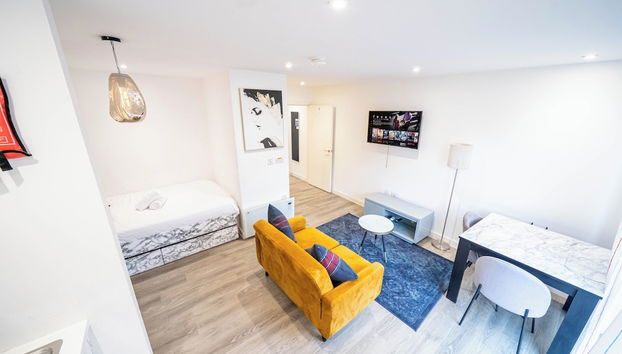 Lovely and Central Apartment in Sheffield - Foto 3, Habitación