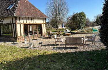 Longère normande avec piscine et jardin - Foto 18