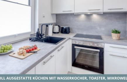 Iller Homes - 5 x Moderne Fewos je 1bis2 oder 1bis4 Pers mit Küche u Balkon - Parkplätze vorhanden - Foto 24