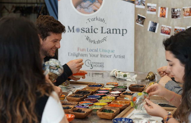 Atelier de fabrication de lampes turques à Istanbul - Photo 4